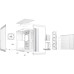 Корпус ПК без блока питания/ Case be quiet! LIGHT BASE 900 FX, Full-Tower, TG, 4x140mm ARGB, 2xUSB-A 3.2, 1xUSB 3.2 Type-C, XL-ATX, E-ATX, ATX, mATX, mITX White