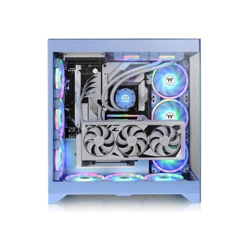 Корпус Thermaltake CTE E660MX Hydrangea голубой E-ATX 13x120mm 11x140mm 2xUSB3.0 audio bott PSU [CA-1Y3-00MFWN-01]