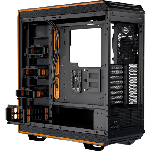 Корпус ПК без блока питания/ Case be quiet! DARK BASE PRO 900 rev.2, Full-Tower, TG, 3x140mm, 3xUSB-A 3.2, 1xUSB 3.2 Type-C, E-ATX, ATX, mATX, mITX Black/Orange