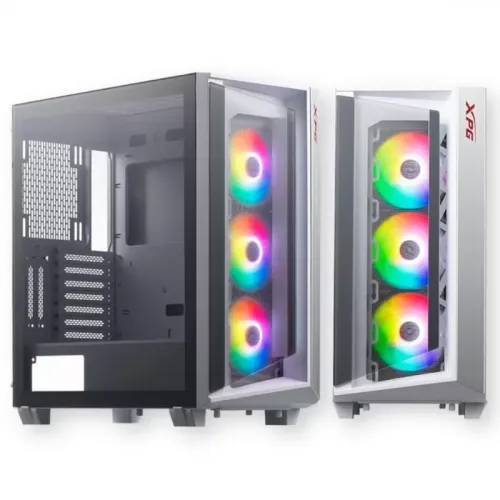 Корпус XPG CRUISER WHITE [CRUISERST-WHCWW] (Midi-Tower, белый, TG, 120mm ARGB fan*3)