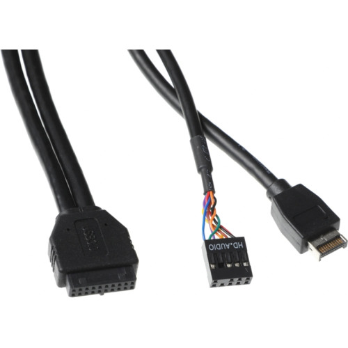 Корпус Lian-Li Lancool III черный без БП ATX 10x120mm 3x140mm 2xUSB3.0 audio bott PSU