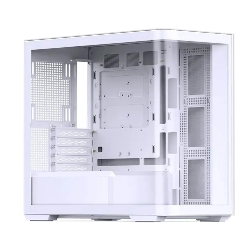 Корпус без блока питания/ Корпус JONSBO D300 White MATX без БП, боковая панель из закаленного стекла, mini-ITX, micro-ATX, белый