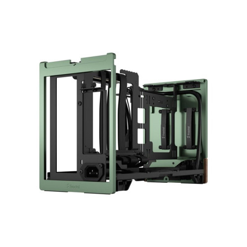 Корпус без блока питания/ Case Fractal Design Terra, Mini-Tower, no fans, 1xUSB-A 3.0 + 1xUSB 3.2 Type-C, SFX PSU Support, mITX Jade