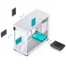 Корпус без блока питания/ Case JONSBO D31 STD SCREEN, Mini-Tower, TG, no fans, 1xUSB-A 3.2 + 1xUSB-C 3.2, mATX, mDTX, mITX White