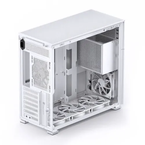 Корпус без блока питания/ Case JONSBO D41 STD, Midi-Tower, TG, no fan, 1xUSB-A 3.2 + 1xUSB-C 3.2, ATX, mATX White
