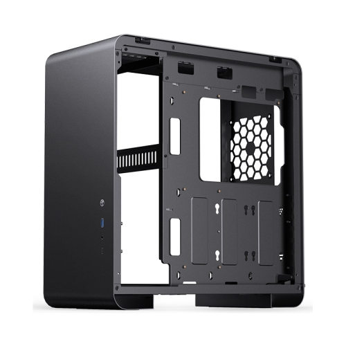 Корпус без блока питания/ Jonsbo U4Pro MESH black, Mid Tower, no fans, ATX, mATX, mITX, 1xUSB 3.2 Gen2 Type-C, 1xUSB3.0, 1xAUDIO + 1xMIC (2 in 1)