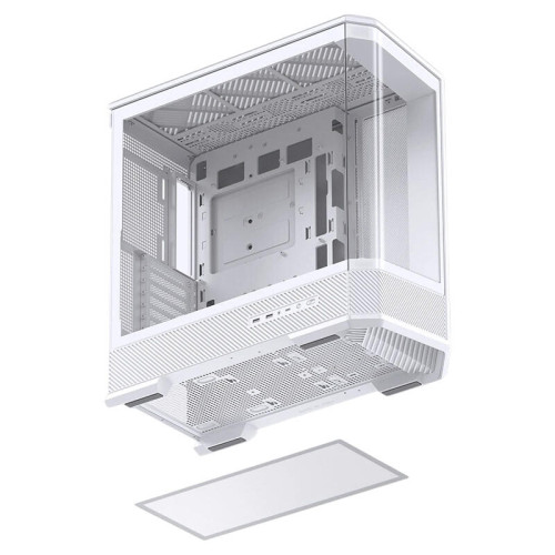 Корпус без блока питания/ Case JONSBO D400, Midi-Tower, TG, no fan, 2xUSB-A 3.0 + 1xUSB-C 3.2, ATX, mATX, mITX White Корпус без блока питания/ Case JONSBO D400, Midi-Tower, TG, no fan, 2xUSB-A 3.0 + 1xUSB-C 3.2, ATX, mATX, mITX White