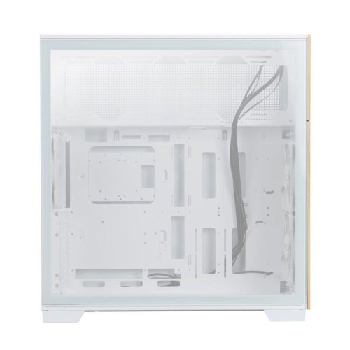 Корпус без блока питания/ Case InWin F5, Full-Tower, TG, 3x140mm ARGB, 2xUSB-A 3.0 + 1xUSB-C 3.2, E-ATX, ATX, mATX, mITX White