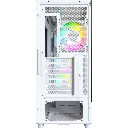Корпус Montech X5 белый без БП ATX 4x120mm 1xUSB2.0 1xUSB3.0 1xUSB3.1 audio bott PSU