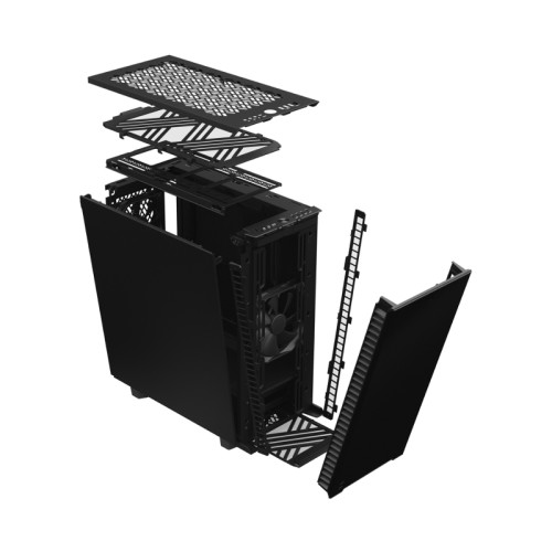 Корпус ПК без блока питания/ Case Fractal Design Define 7 Compact Solid, Midi-Tower, 1x120mm + 1x140mm, 2xUSB-A 2.0 + 2xUSB-A 3.0 + 1xUSB 3.2 Type-C ATX, mATX, mITX Black Корпус ПК без блока питания/ Case Fractal Design Define 7 Compact Solid, Midi-Tower, 1x120mm + 1x140mm, 2xUSB-A 2.0 + 2xUSB-A 3.0 + 1xUSB 3.2 Type-C ATX, mATX, mITX Black