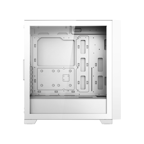 Корпус без блока питания/ Case PCCooler C3D510 WH, Midi-Tower, TG, Mesh, no fans, 2xUSB-A 3.0, E-ATX, ATX, mATX, mITX White