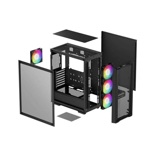 Корпус Deepcool CC560 MESH V2 черный ATX 8x120mm 5x140mm 1xUSB2.0 audio bott PSU [R-CC560-BKAMA4-G-2]