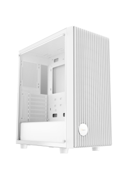 Корпус ПК без блока питания/ Case Ocypus Gamma C70 WH, Midi-Tower, TG, no fans, 1xUSB-A 3.0 + 1xUSB 2.0, ATX, mATX, mITX White