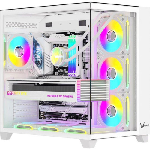 Корпус Formula Crystal Z9 белый ATX 7x120mm 2xUSB3.0 audio bott PSU [CRYSTAL Z9 W]