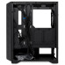 Корпус без блока питания/ HSPD M521, Mesh Mid Tower, Black, slide TG, 0.45 SPCC, 4x120mm ARGB ATX, mATX, mITX 160/330/184mm 2x2.5