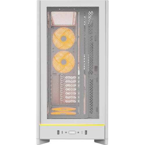 Корпус Montech HS01 PRO белый без БП ATX 5x120mm 2xUSB3.0 1xUSB3.1 audio