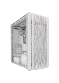 Корпус без блока питания/ Case Corsair iCUE LINK 9000D Airflow, Full-Tower, TG, no fan, 4xUSB-A 3.2, 2xUSB 3.2 Type-C, SSI-EEB, E-ATX, ATX, mATX, mITX White