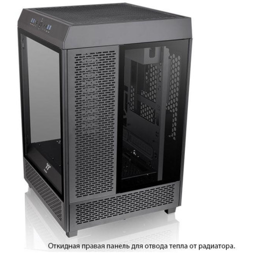 Корпус Thermaltake The Tower 500 черный ATX 11x120mm 5x140mm 4xUSB3.0 audio bott PSU [CA-1X1-00M1WN-00]