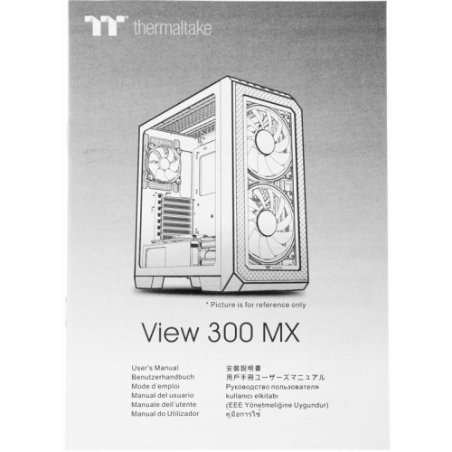 Корпус Thermaltake View 300 MX Snow белый ATX 9x120mm 5x140mm 1x200mm 2xUSB3.0 audio bott PSU [CA-1P6-00M6WN-00]