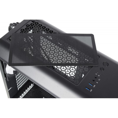 Корпус Aerocool Aero One Frost-G-BK-v1 черный ATX 4x120mm 2x140mm 2xUSB3.0 audio bott PSU [ACCM-PB17043.11]