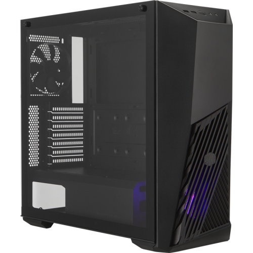 Корпус без блока питания/ Cooler Master MasterBox K501L RGB, 1xUSB3.0, 1xUSB2.0, 1x120 Fan,  1x120 RGB Fan, TG, w/o PSU, Black, ATX