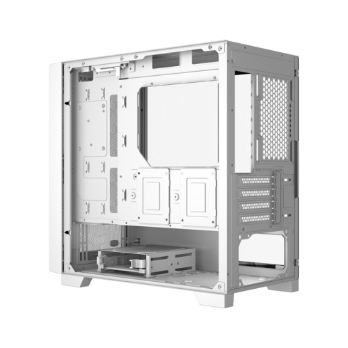 Корпус без блока питания/ Case PCCooler C3D310 WH, Mini-Tower, TG, Mesh, no fans, 2xUSB-A 3.0, mATX, mITX White