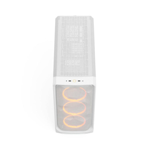 Корпус ПК без блока питания/ Case Fractal Design Meshify 3 XL RGB TG Clear Tint, Full-Tower, 3x140mm ARGB, 2xUSB-A 3.2 + 1xUSB 3.2 Type-C SSI-EEB, SSI-CEB, E-ATX, ATX, mATX, mITX, White