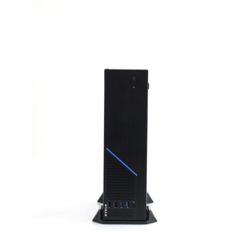 Корпус EVELK с блоком питания 300Вт/ Case Foxline EV-1046-TFX300S mATX SFF, w/PSU TFX 300W, w/2xUSB2.0+2xUSB3.0, w/1xcombo audio, black, w/pwr cord, w/ 8cm FAN, logo EVELK