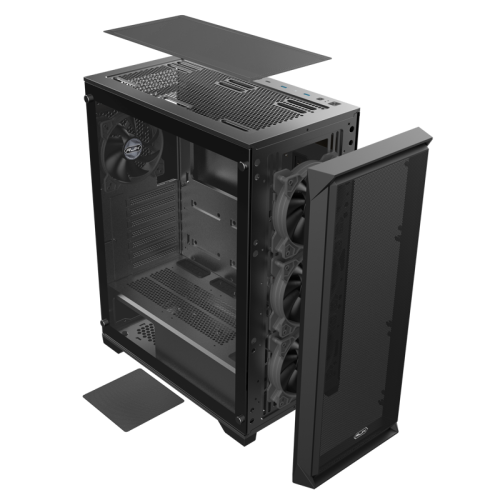 Корпус без блока питания/ Case Raijintek ARCADIA 41-MS4, Midi-Tower, TG, 1x120mm + 3x120mm ARGB, 2xUSB-A 3.0 + 1xUSB-C, ATX, mATX, mITX Black Корпус без блока питания/ Case Raijintek ARCADIA 41-MS4, Midi-Tower, TG, 1x120mm + 3x120mm ARGB, 2xUSB-A 3.0 + 1xUSB-C, ATX, mATX, mITX Black