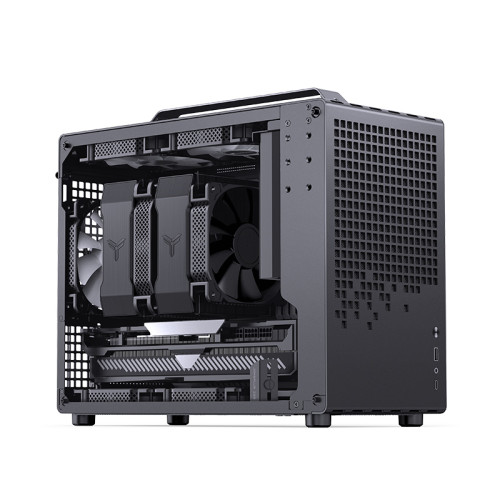 Корпус без блока питания/ Корпус JONSBO Jonsplus Z20 Black MATX без БП, боковая панель из закаленного стекла, mini-ITX, micro-ATX, черный