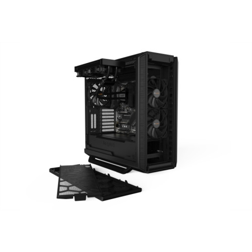 Корпус ПК без блока питания/ Case be quiet! SILENT BASE 802, Midi-Tower, 3x140mm, 2xUSB-A 3.2, 1xUSB 3.2 Type-C, E-ATX, ATX, mATX, mITX Black