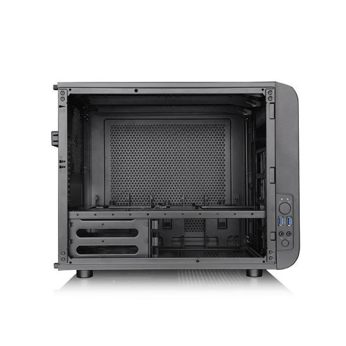 Корпус Thermaltake Core V21 черный mATX 11x120mm 7x140mm 2xUSB3.0 audio bott PSU [CA-1D5-00S-1WN]
