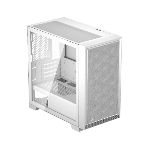 Корпус без блока питания/ Case PCCooler C3D310 WH, Mini-Tower, TG, Mesh, no fans, 2xUSB-A 3.0, mATX, mITX White