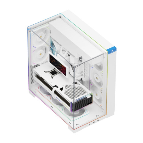 Корпус без блока питания/ Case Thermalright A70 FAN5-C, Midi-Tower, TG, 5x120mm ARGB, 2xUSB-A 3.0, 1xUSB Type-C, ATX, mATX, mITX White Корпус без блока питания/ Case Thermalright A70 FAN5-C, Midi-Tower, TG, 5x120mm ARGB, 2xUSB-A 3.0, 1xUSB Type-C, ATX, mATX, mITX White