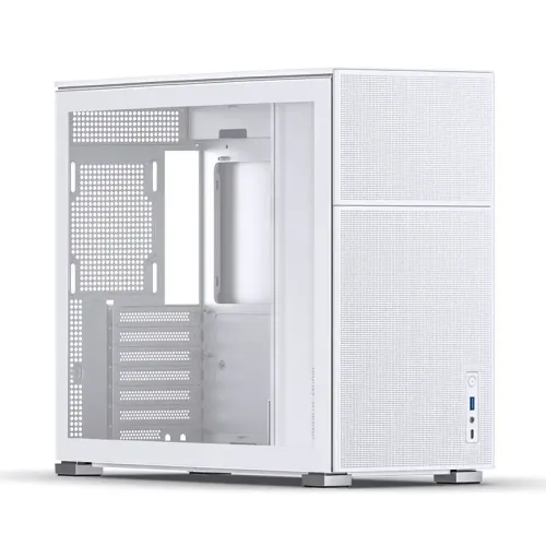 Корпус без блока питания/ Case JONSBO D41 MESH, Midi-Tower, TG, no fan, 1xUSB-A 3.2 + 1xUSB-C 3.2, ATX, mATX White
