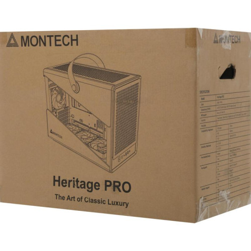 Корпус Montech Heritage PRO (W) белый без БП mATX 5x120mm 2x140mm 2xUSB3.0 audio bott PSU