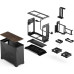 Корпус ПК без блока питания/ Case Fractal Design Era 2, Mini-Tower, 2x120mm, 2xUSB-A 3.0 + 1xUSB 3.2 Type-C, SFX PSU Support, mITX Charcoal Gray