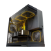 Корпус ПК без блока питания/ Case Geometric Future Model 5, Midi-Tower, TG, no fans, 2xUSB-A 3.0, 1xUSB 3.2 Type-C, E-ATX, ATX, mATX, mITX Black/Gray