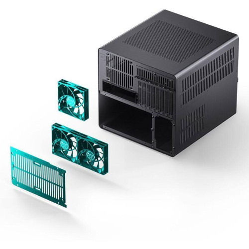 Корпус без блока питания/ Jonsbo N5 black, Mini-Tower, 3x120mm, ATX, E-ATX, mATX, mITX, XL-ATX, 1xUSB3.2 Gen2 Type-C, 1xUSB3.0, 1xAUDIO, Wood panel Корпус без блока питания/ Jonsbo N5 black, Mini-Tower, 3x120mm, ATX, E-ATX, mATX, mITX, XL-ATX, 1xUSB3.2 Gen2 Type-C, 1xUSB3.0, 1xAUDIO, Wood panel