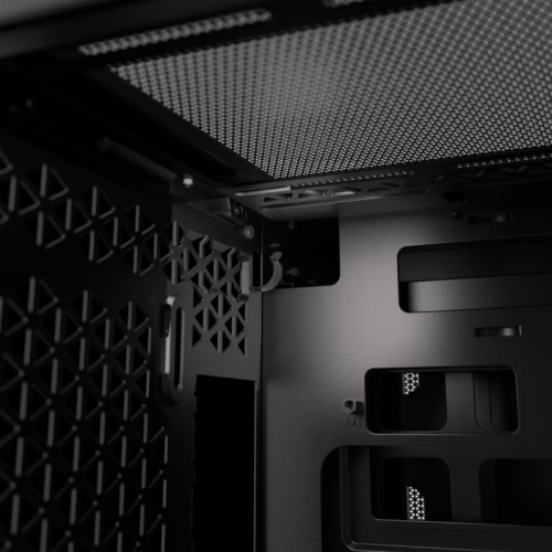 Корпус без блока питания/ Case Corsair iCUE LINK 2500X RGB, Midi-Tower, TG, 2x120mm RGB, 2xUSB-A 3.2, 1xUSB 3.2 Type-C, mATX, mITX Black