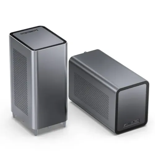 Корпус без блока питания/ Case JONSBO N1, Desktop SFF, 1x140mm, 1xUSB-A 3.0 + 1xUSB-C 3.2, SFX PSU Support, mITX Gray