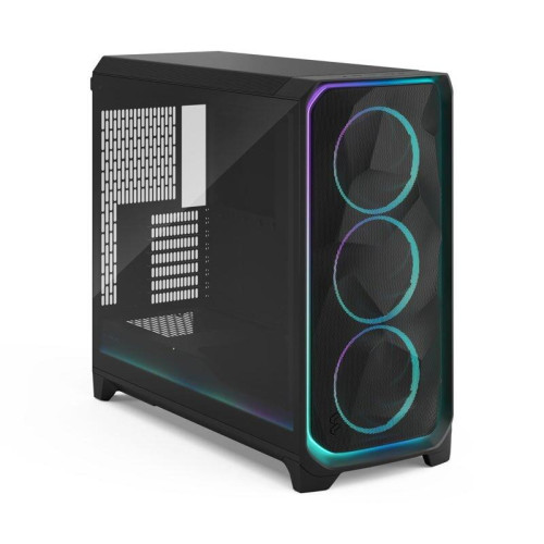 Корпус ПК без блока питания/ Case Fractal Design Meshify 3 XL Ambience Pro RGB TG Light Tint, Full-Tower, 3x140mm ARGB, 2xUSB-A 3.2 + 1xUSB 3.2 Type-C SSI-EEB, SSI-CEB, E-ATX, ATX, mATX, mITX, Black