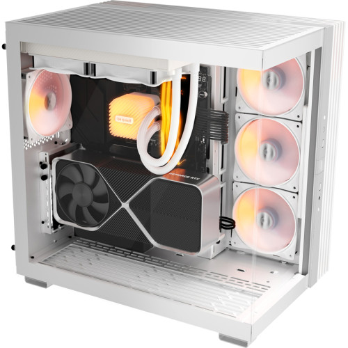 Корпус ПК без блока питания/ Case be quiet! LIGHT BASE 600 LX, Midi-Tower, TG, 4x120mm ARGB, 2xUSB-A 3.2, 1xUSB 3.2 Type-C, ATX, mATX, mITX White