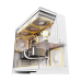 Корпус ПК без блока питания/ Case Geometric Future Model 5, Midi-Tower, TG, no fans, 2xUSB-A 3.0, 1xUSB 3.2 Type-C, E-ATX, ATX, mATX, mITX White