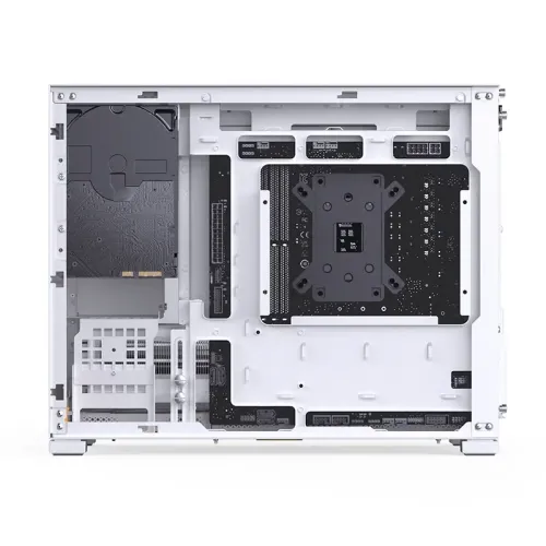 Корпус без блока питания/ Case JONSBO D32 PRO, Mini-Tower, TG, no fan, 2xUSB-A 3.2 + 1xUSB-C 3.2, mATX, mDTX, mITX White