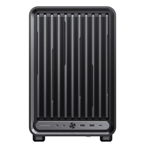 Корпус без блока питания/ Case JONSBO D33, Mini-Tower, TG, no fan, 2xUSB-A 3.0 + 1xUSB-C 3.2, mATX, mITX Black