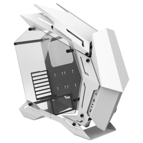 Корпус компьютерный ATX/ JONSBO MOD 3, White, Mod Gaming ATX case, 2xU3.0+1xType-C, HD-Audio, structure 1.0+0.8mm steel plate, 4mm Aluminum, 4mm Tempered Glass Plate