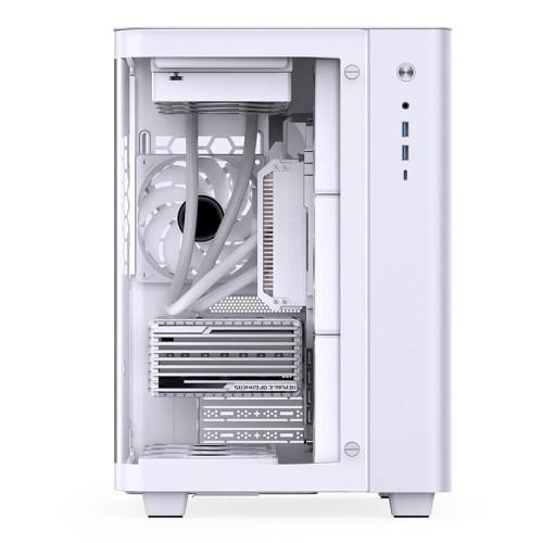 Корпус без блока питания/ Корпус JONSBO TK-3 White ATX без БП, mini-ITX, micro-ATX, белый Корпус без блока питания/ Корпус JONSBO TK-3 White ATX без БП, mini-ITX, micro-ATX, белый