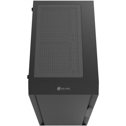 Корпус Oklick OCC-MN307 черный без БП mATX 8x120mm 2xUSB2.0 1xUSB3.0 audio bott PSU