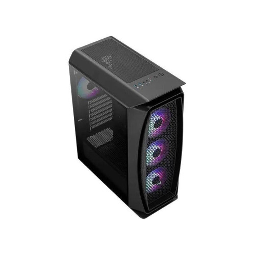 Корпус Aerocool Aero One Frost-G-BK-v1 черный ATX 4x120mm 2x140mm 2xUSB3.0 audio bott PSU [ACCM-PB17043.11]